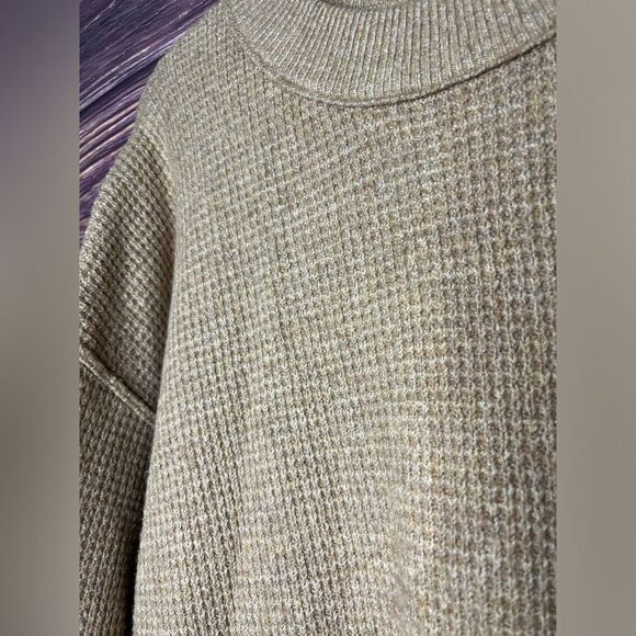 Aerie Oversized Longsleeve Orange Sweater. Size Small. - Picture 2 of 7